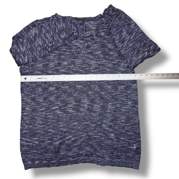 LANE BRYANT Crisscross V-Neck Tunic - Plus 14/16 Blue Shadow Combo - Picture 8 of 16